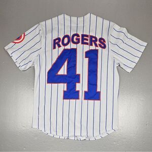 Loot Crate‎ Marvel Captain America Rogers Basebal Jersey Mens Small 41 Pinstripe